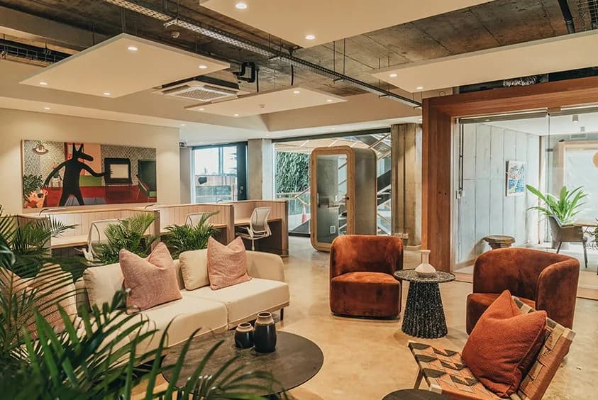 The TBI client lounge