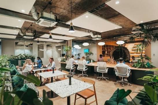 The open-plan workspace at The Precinct